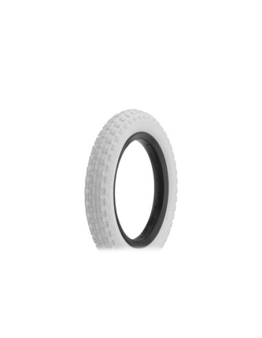 Tire 12 1/2 x 2 1/4 White/White Side Wall HF-143G.